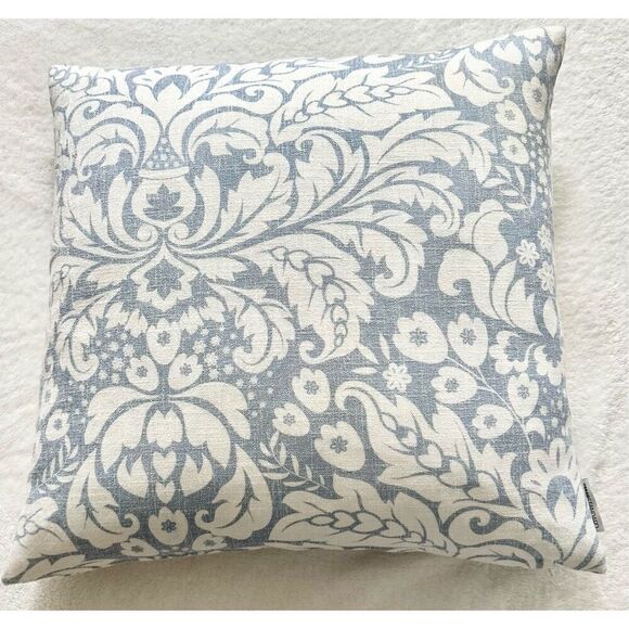 Urban standard light blue and cream patterned pillow - Picture 1 of 3